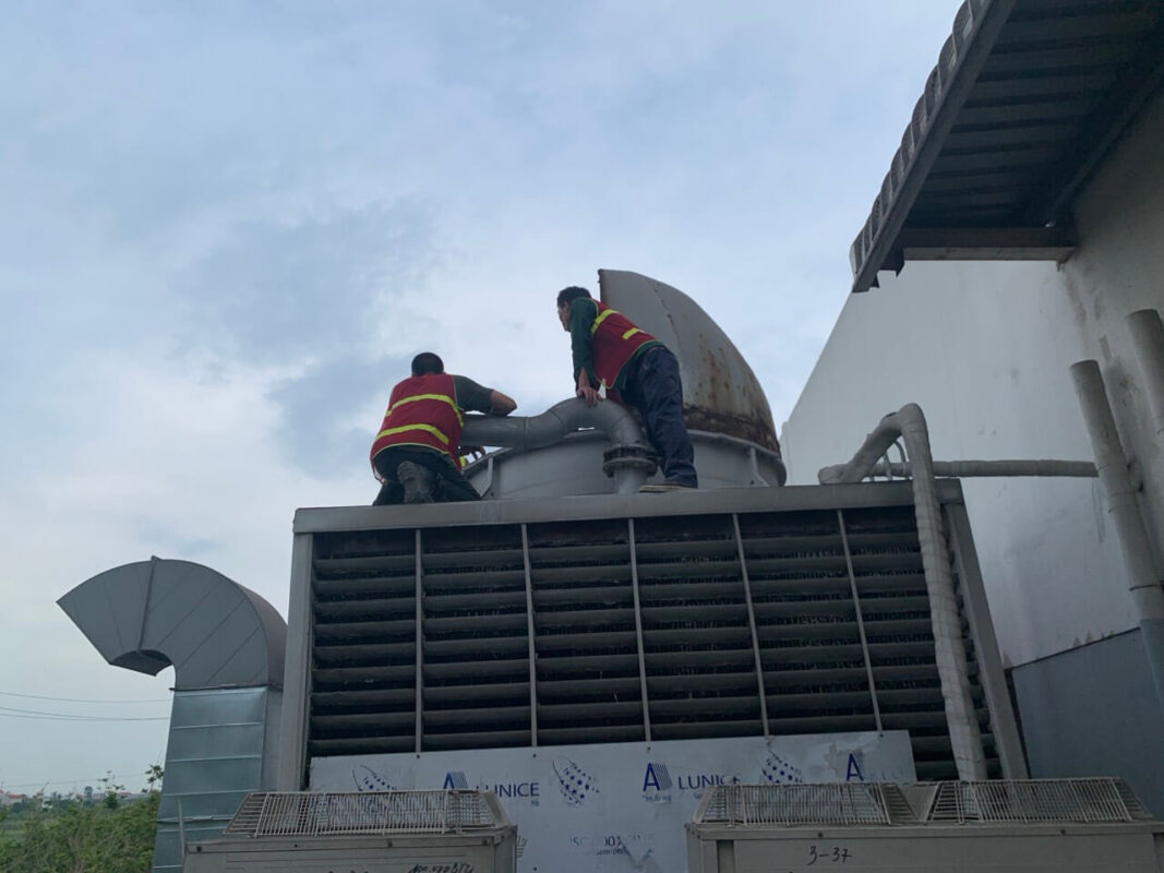 Thi công sửa chữa tháp giải nhiệt tại Nhà máy Dorco Vina Hưng Yên 5