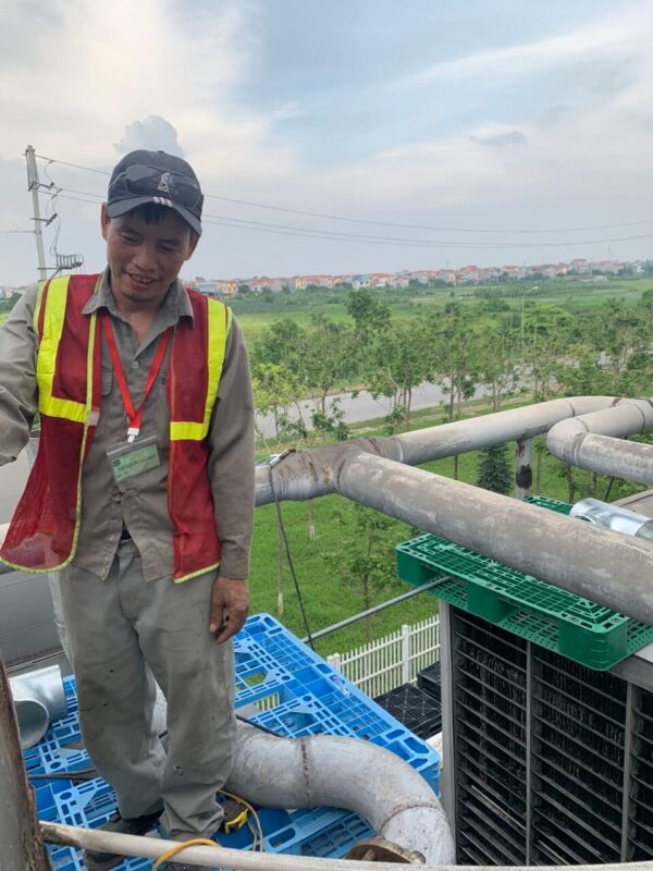 Thi công sửa chữa tháp giải nhiệt tại Nhà máy Dorco Vina Hưng Yên