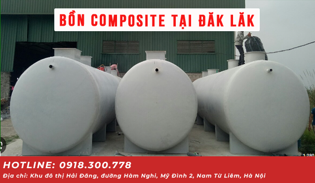 Bồn composite tại Đăk Lăk
