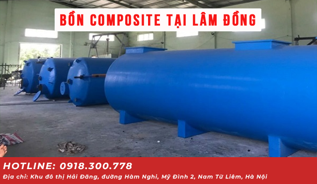 Bồn composite tại Lâm Đồng
