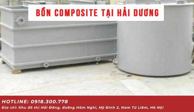 Bồn composite tại Hải Dương