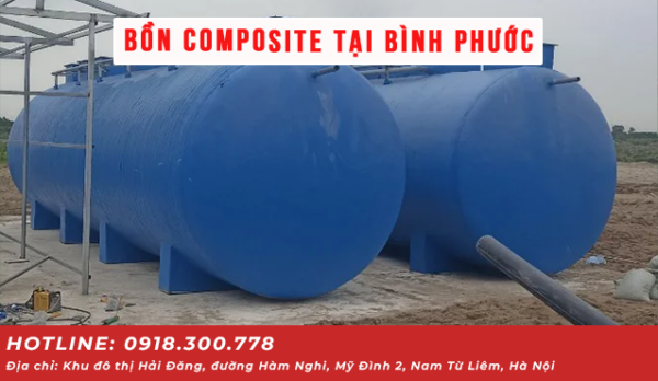 Bồn composite tại Bình Phước