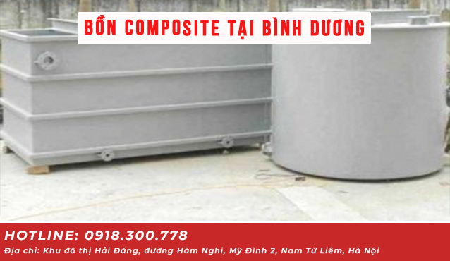 Bồn composite tại Bình Dương