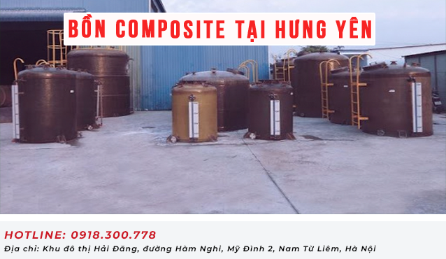 Bồn composite tại Hưng Yên